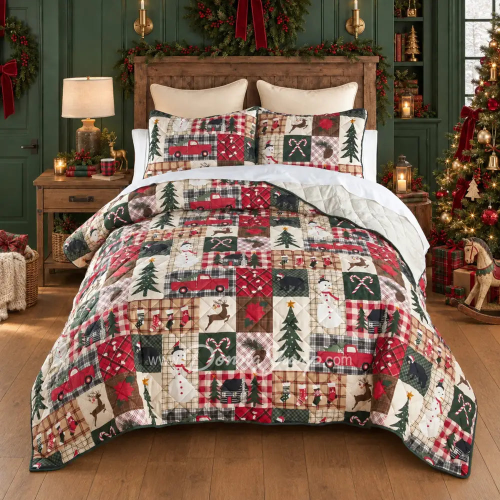Holiday Dream Quilted Bedding Set from Your Lifestyle - Bedding