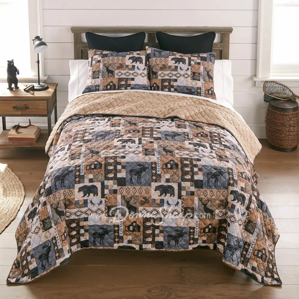 Kila Lightweight Quilted Bedding Set From Your Lifestyle By Donna Sharp King Quilt + 2 Shams
