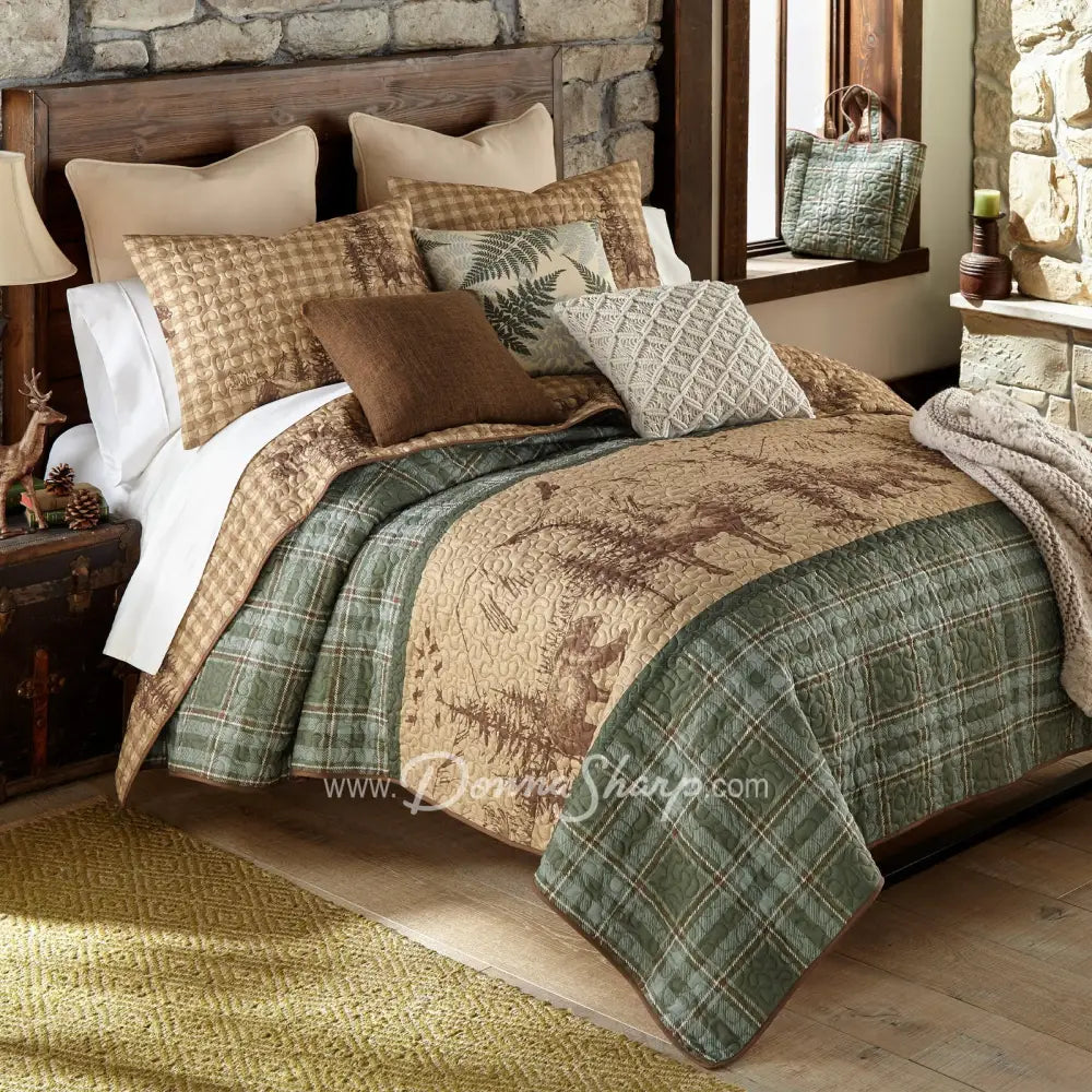 Spruce Trail Lightweight Quilted Bedding Set From Your Lifestyle By Donna Sharp