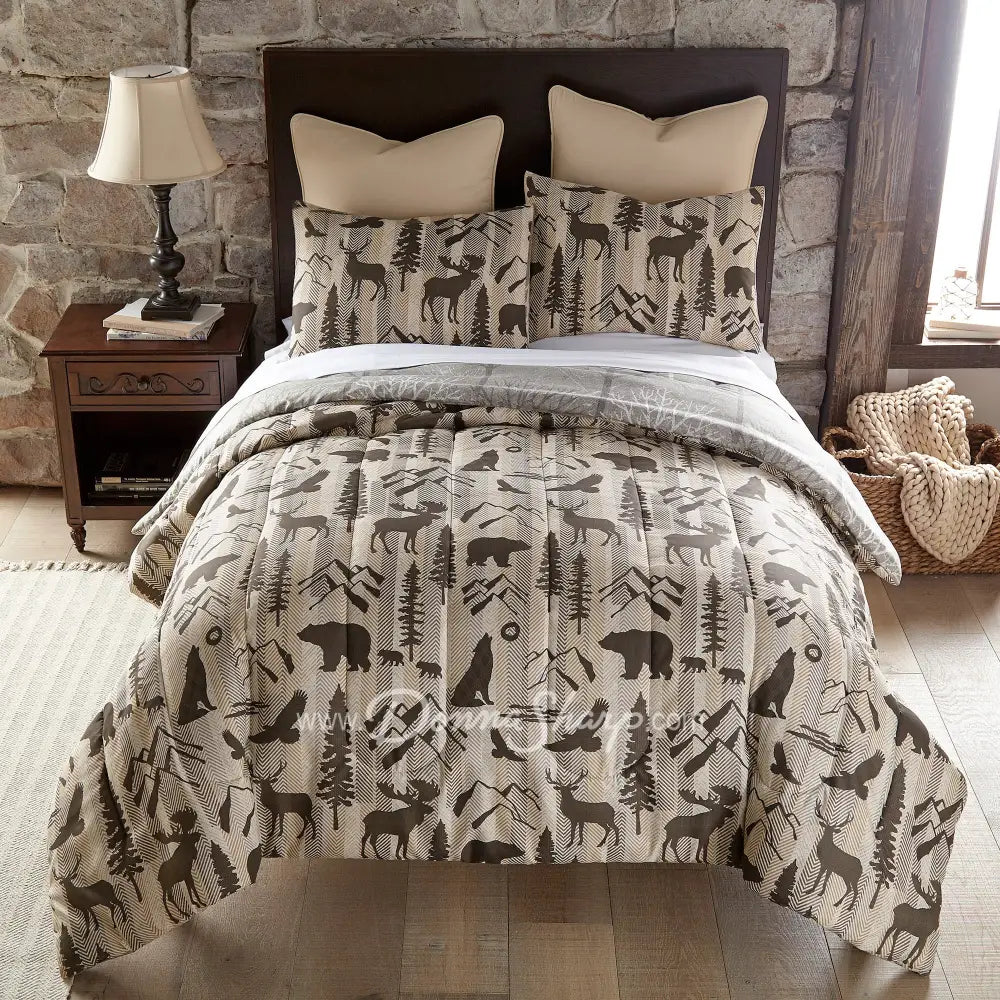 Your Lifestyle Forest Weave 3Pc Comforter Bedding Set