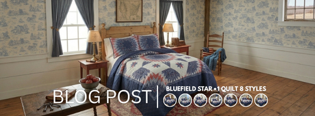 Donna Sharp - Bluefield Star Ultra Comfort Quilt Set | 1 Quilt 8 Styles