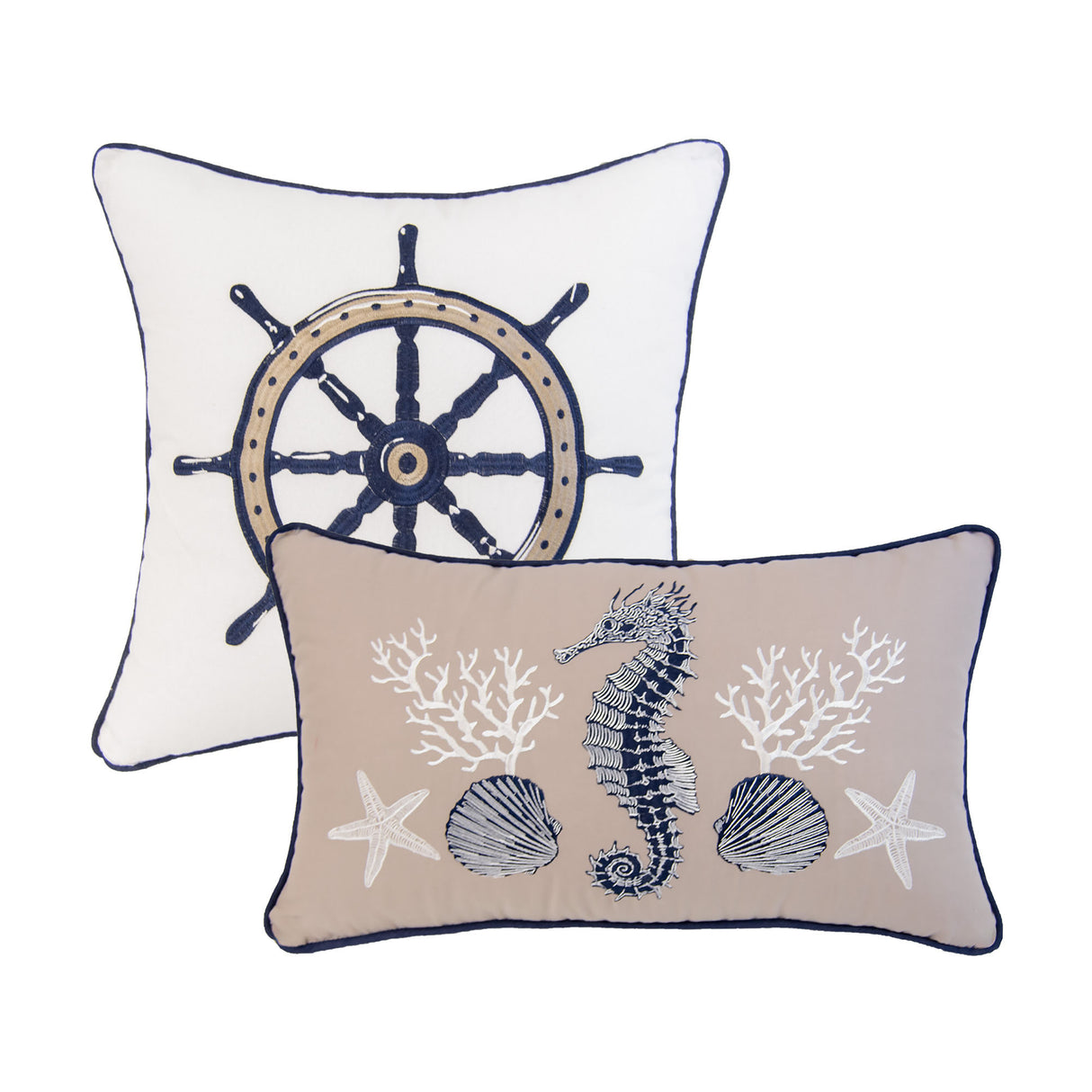 Pillow Set, Checkerboard (Nautical) Set2