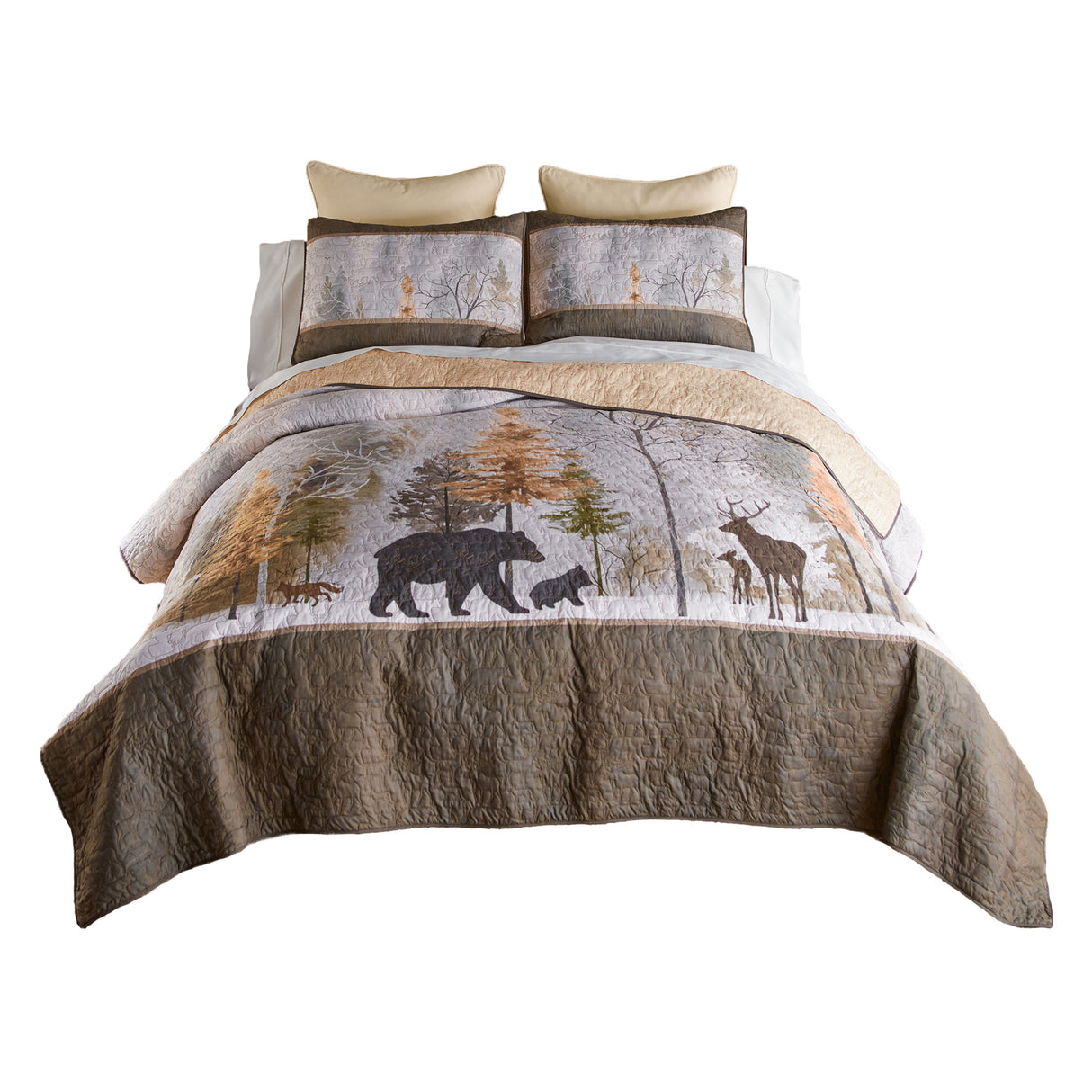 Dawn Mist 3pc Quilted Bedding Set from Donna Sharp