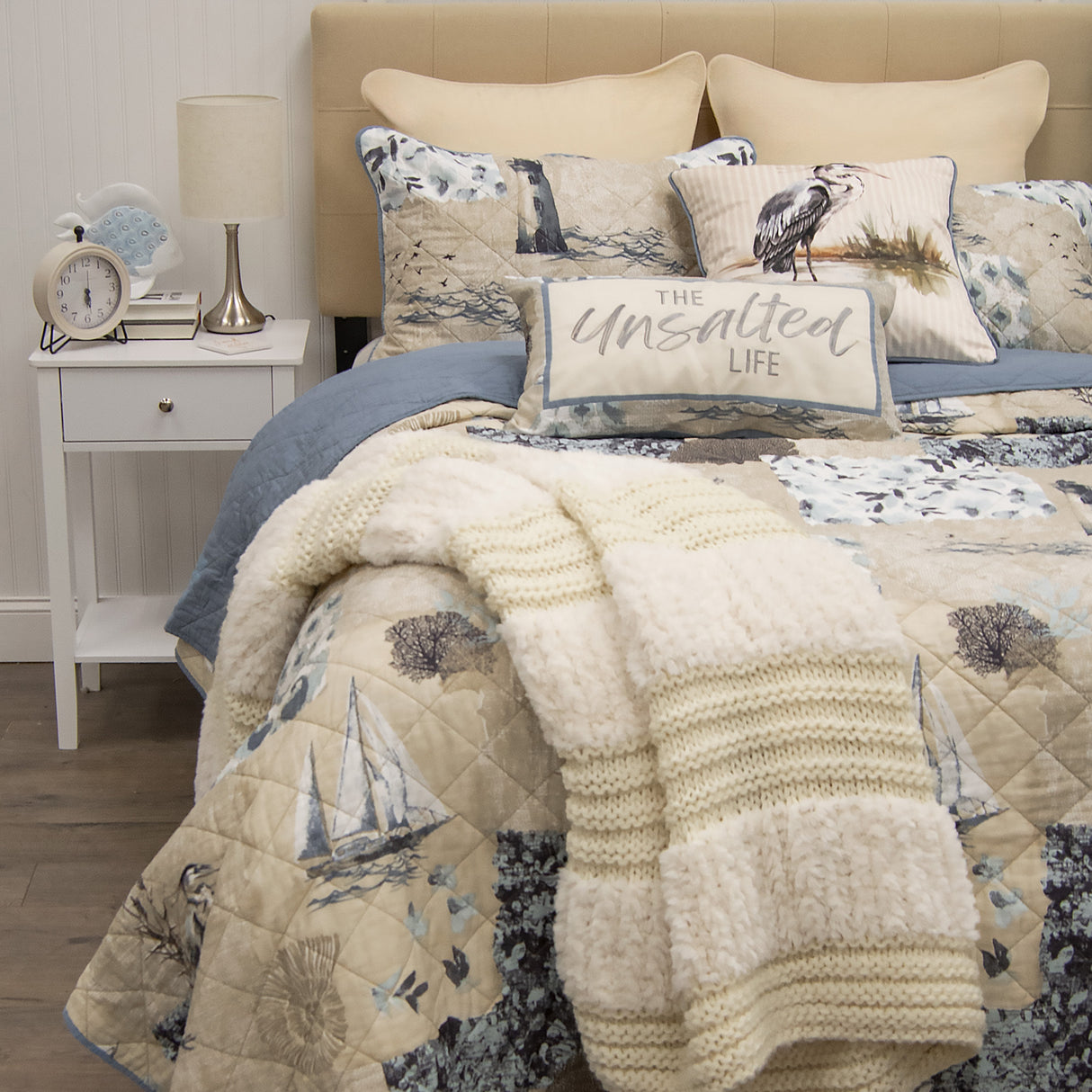 Donna Sharp Seascape Cotton Quilted Bedding Set