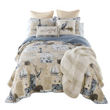 Donna Sharp Seascape Cotton Quilted Bedding Set