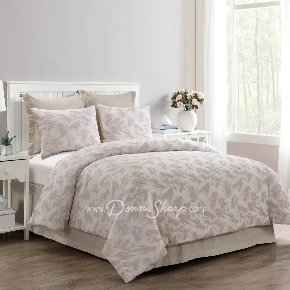 King Comforter Set Almaria (Blush) Brands