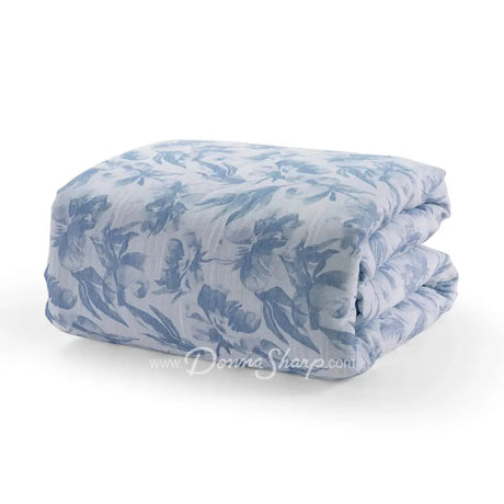 Queen Comforter Set Almaria (Soft Blue) Brands