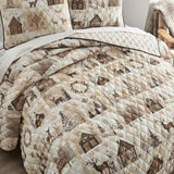 Antique Winter Quilted Bedding Collection - Holiday