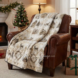 Antique Winter Throw - New