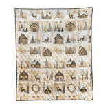 Antique Winter Throw - New