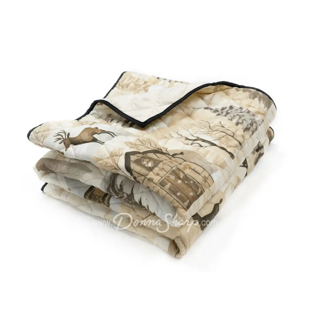 Antique Winter Throw - New