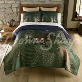 Bear Cottage Quilted Bedding Set By Donna Sharp