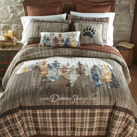 Bear Mirage Cotton Quilted Bedding Collection