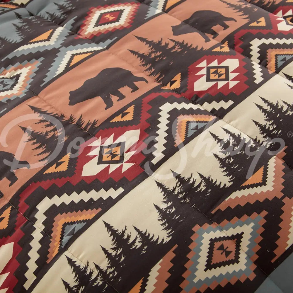 Bear Totem 3Pc Bedding Set From Your Lifestyle By Donna Sharp