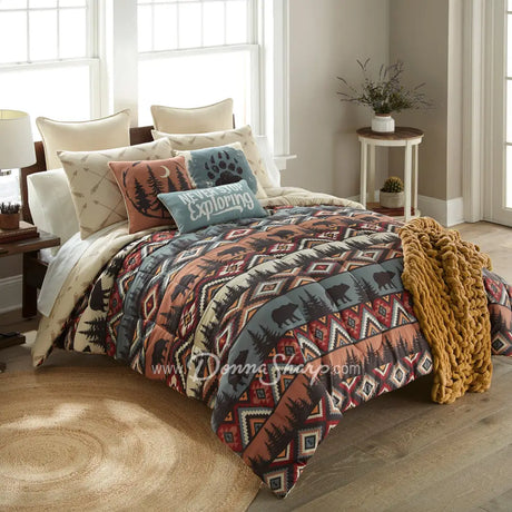 Bear Totem 3Pc Bedding Set From Your Lifestyle By Donna Sharp
