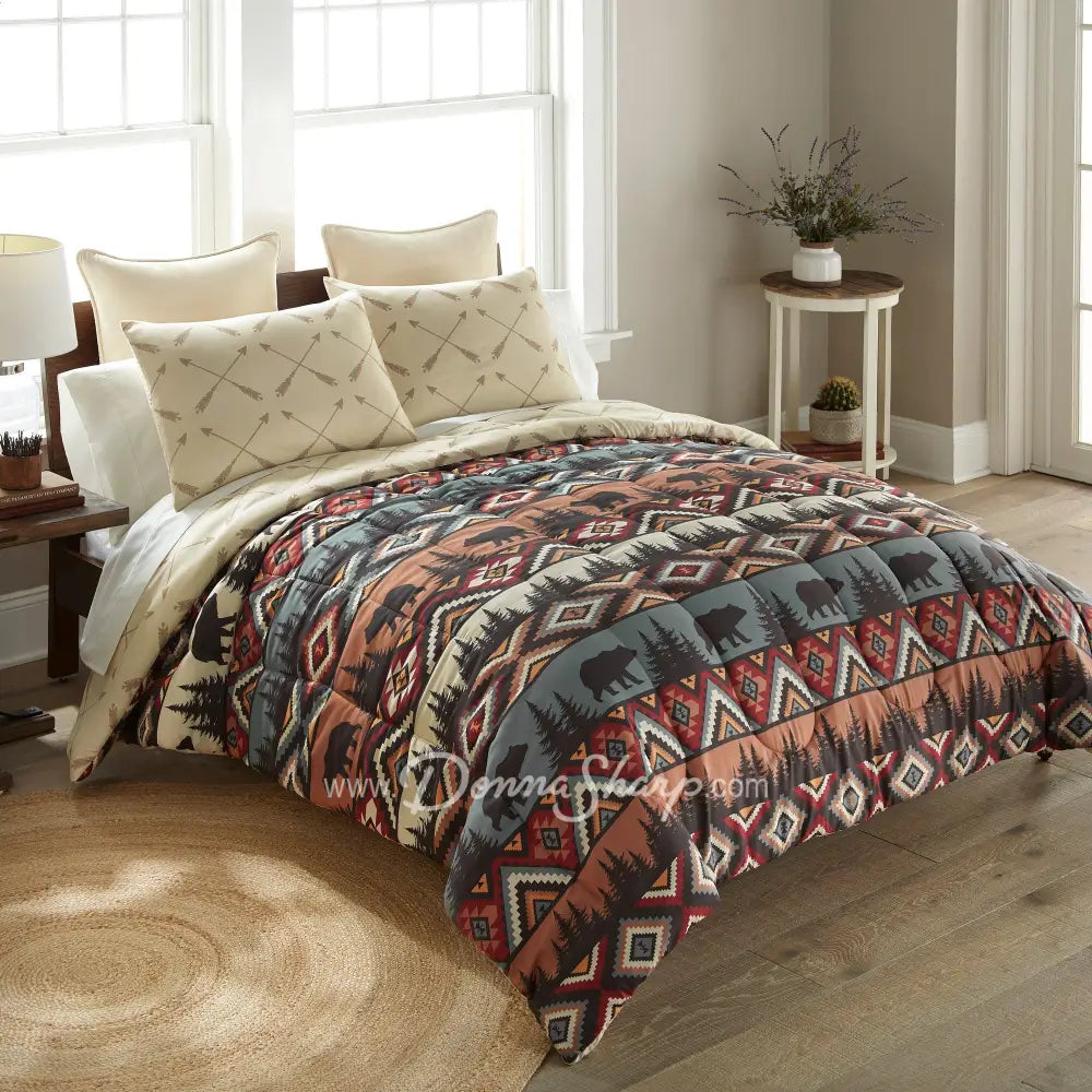 Bear Totem 3Pc Bedding Set From Your Lifestyle By Donna Sharp