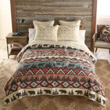 Bear Totem Quilted Bedding Set From Your Lifestyle