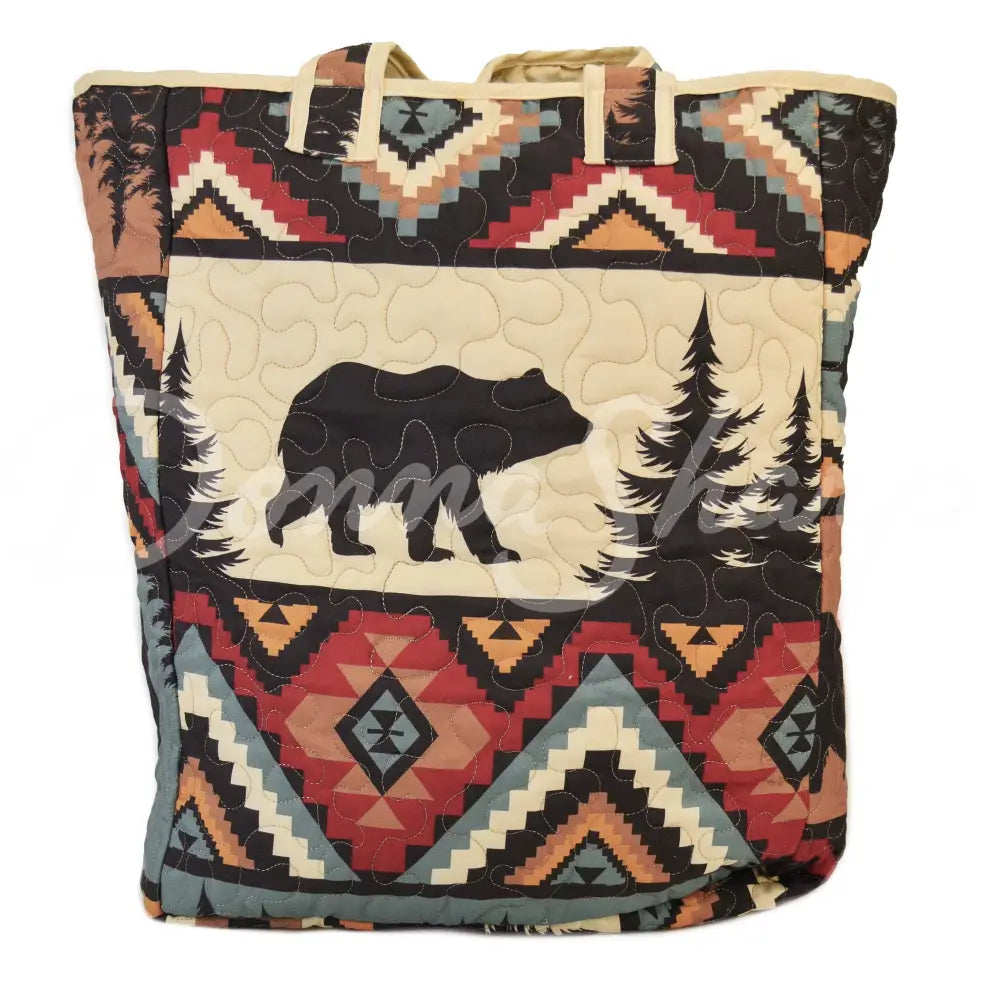 Bear Totem Quilted Bedding Set From Your Lifestyle