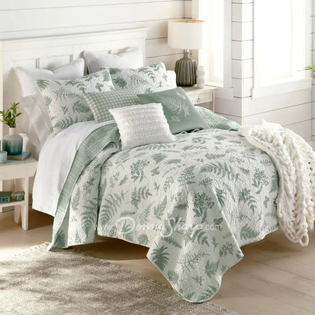 Botanical Cotton Quilted Bedding Set By Donna Sharp