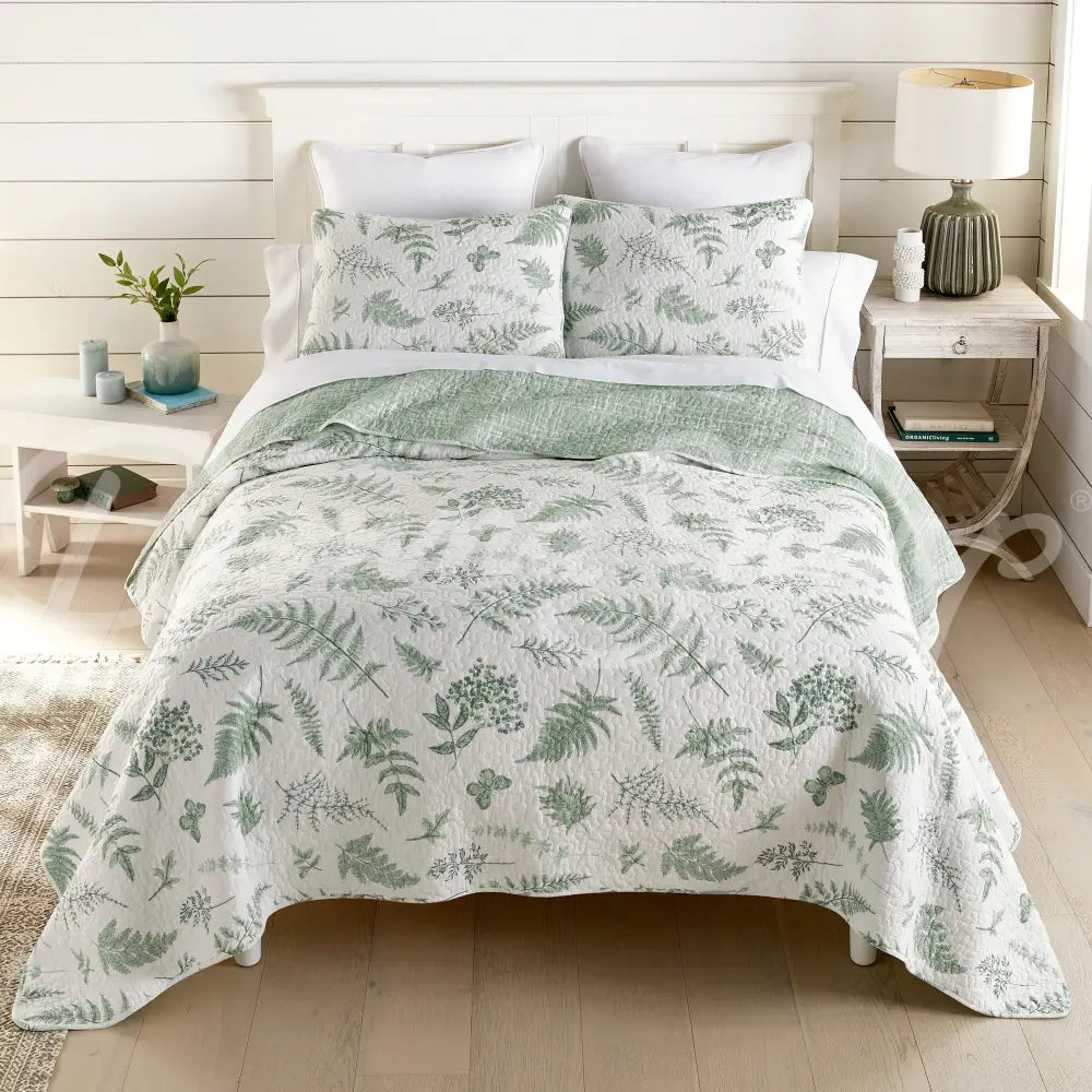 Botanical Cotton Quilted Bedding Set By Donna Sharp