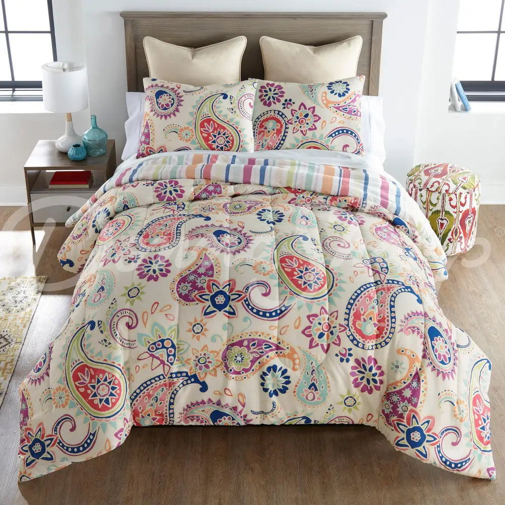 Cali 3Pc Comforter Bedding Set From Your Lifestyle