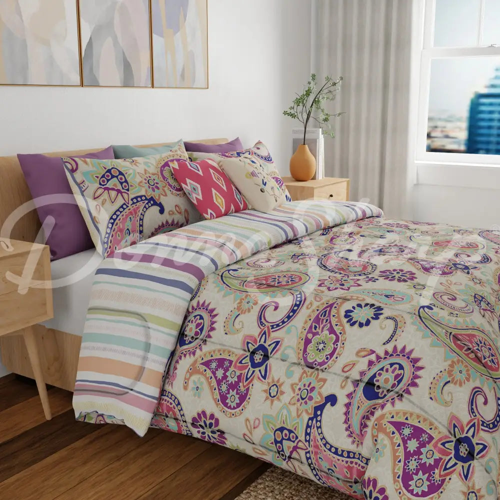 Cali 3Pc Comforter Bedding Set From Your Lifestyle