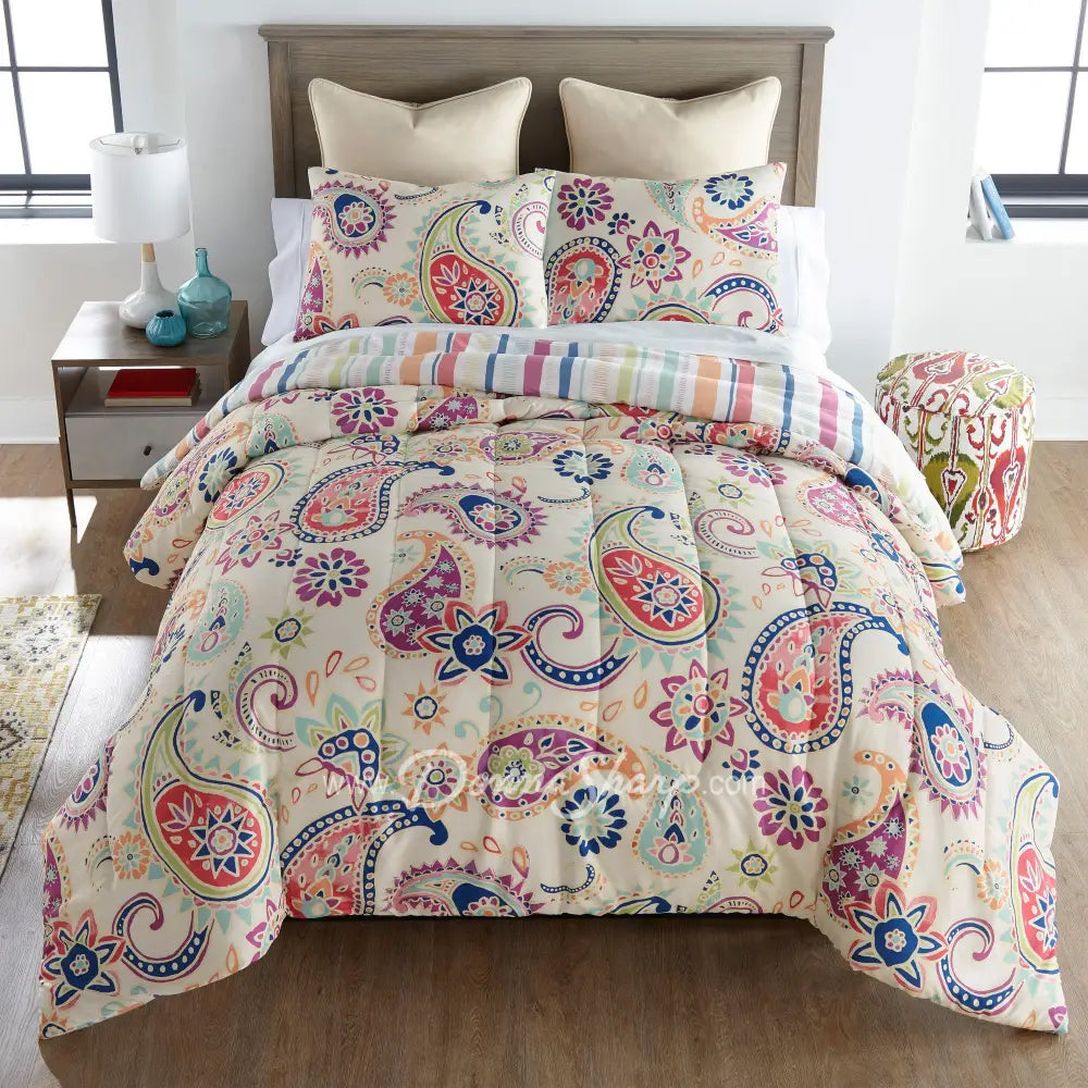 Cali 3Pc Comforter Bedding Set From Your Lifestyle