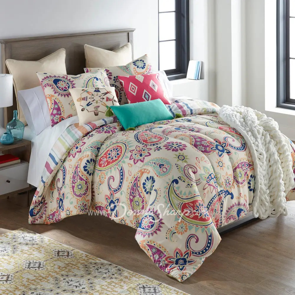 Cali 3Pc Comforter Bedding Set From Your Lifestyle