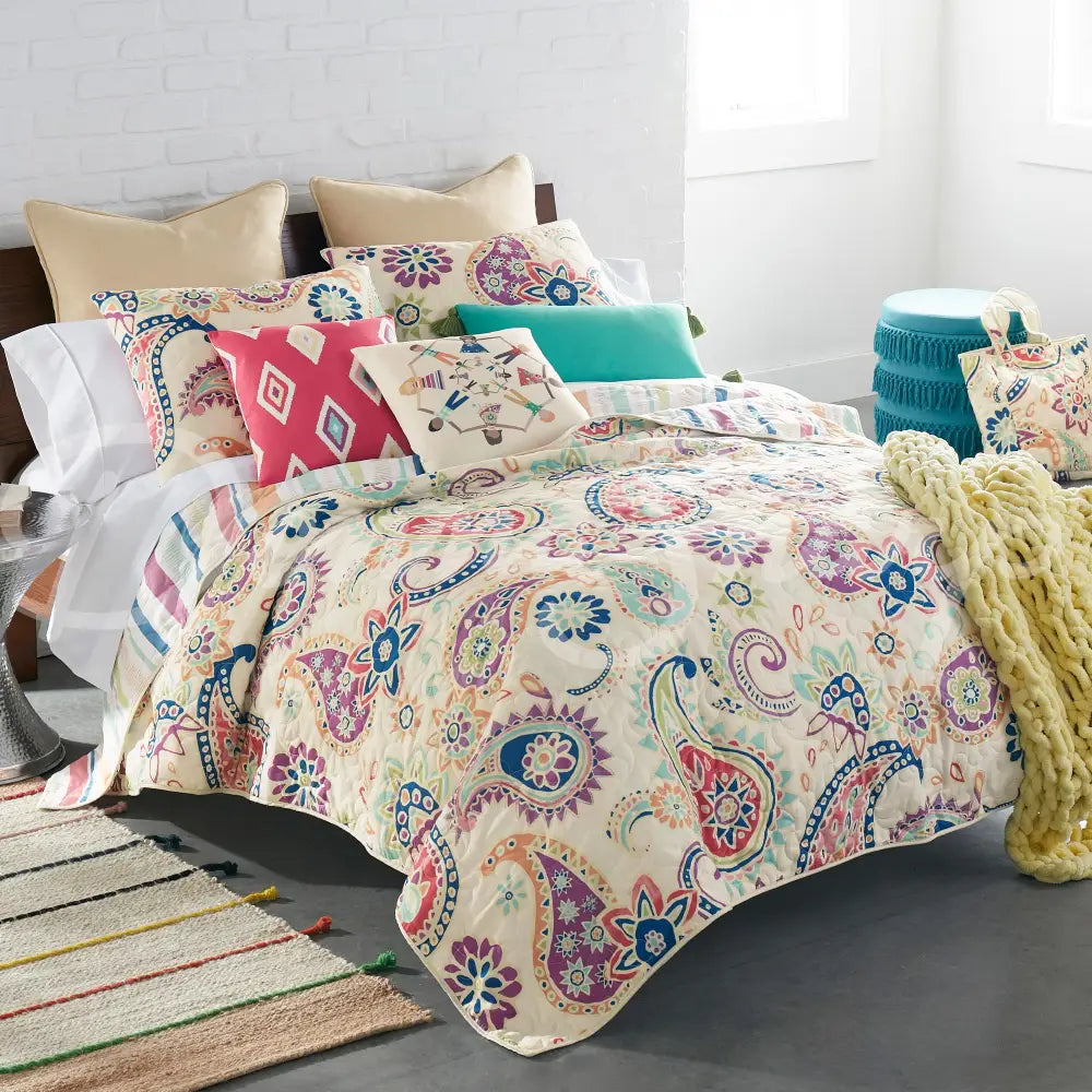 Cali Quilted Bedding Set By Your Lifestyle