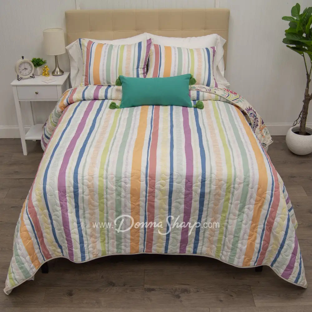 Cali Quilted Bedding Set By Your Lifestyle