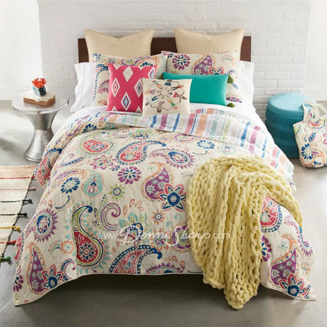 Cali Quilted Bedding Set By Your Lifestyle