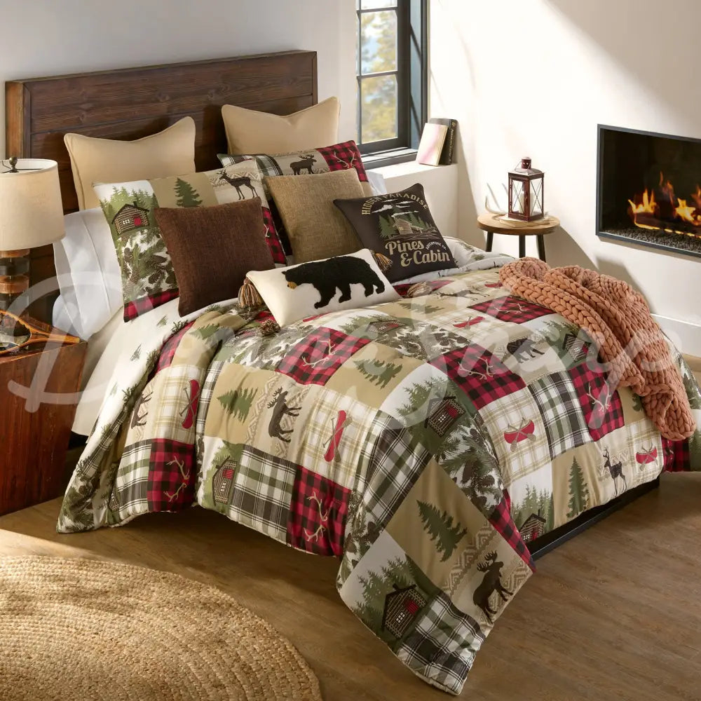 Cedar Lodge 3Pc Comforter Bedding Set From Your Lifestyle By Donna Sharp