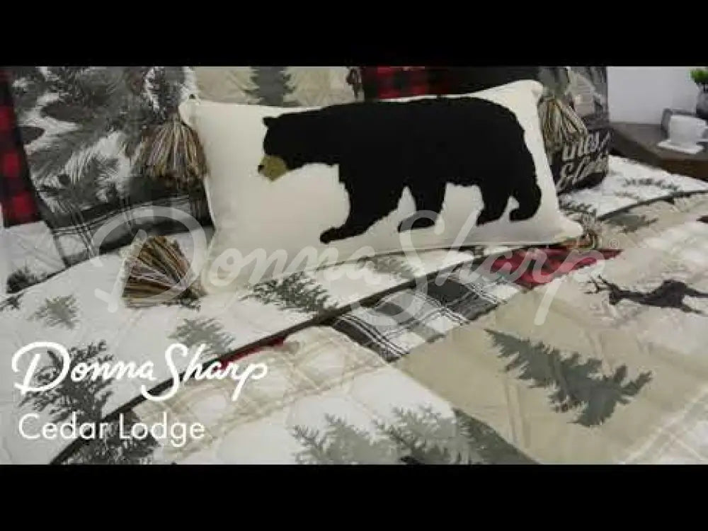 Cedar Lodge Lightweight Quilted Bedding Set From Your Lifestyle By Donna Sharp