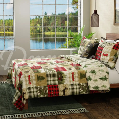 Cedar Lodge Lightweight Quilted Bedding Set From Your Lifestyle By Donna Sharp