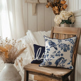 Checkerboard Indigo 2pc Love Bird Pillow Set from Donna Sharp Bedding