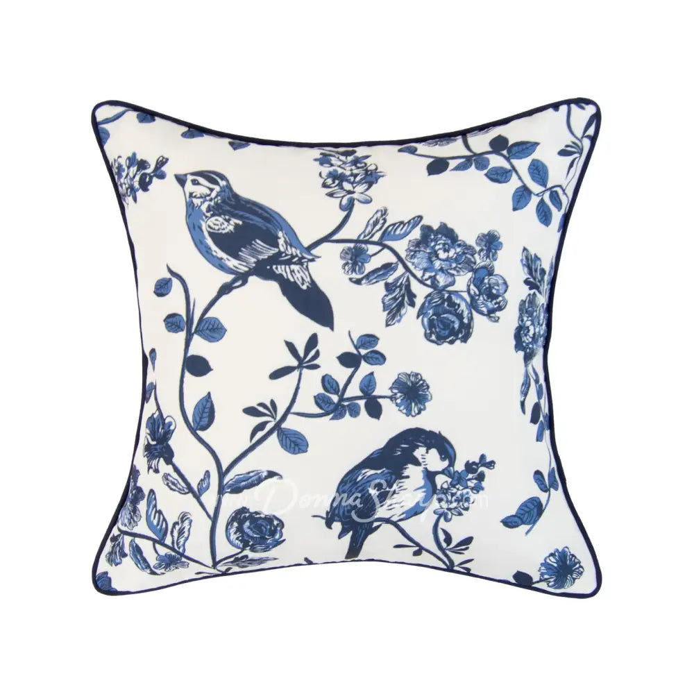 Donna Sharp Checkerboard Love Bird Pillow - Thumbnail 5