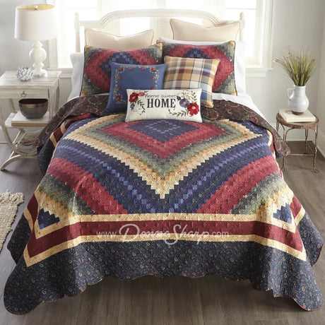 Chesapeake 3Pc Quilted Bedding Set From Your Lifestyle
