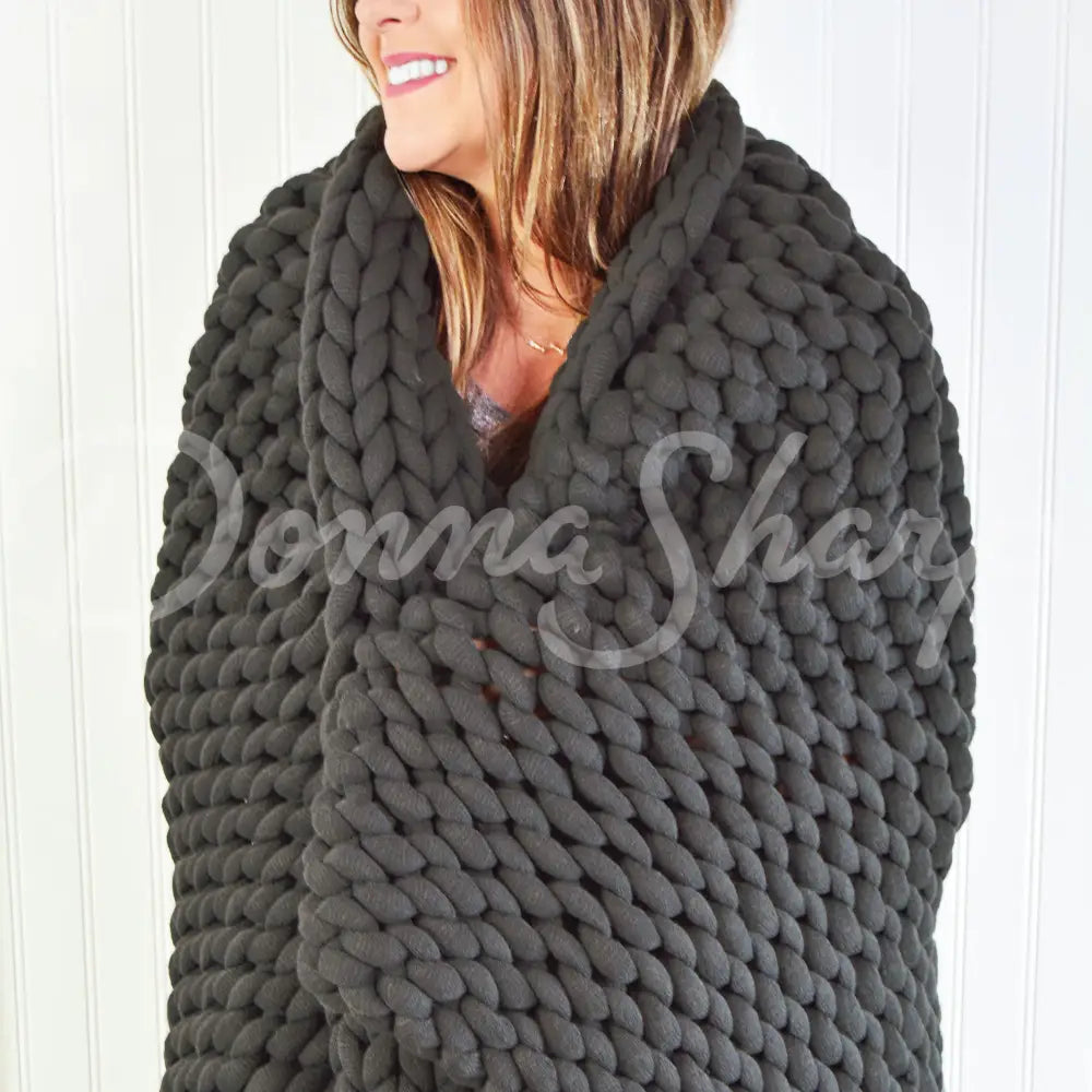 Chunky Knit Throws Bedding