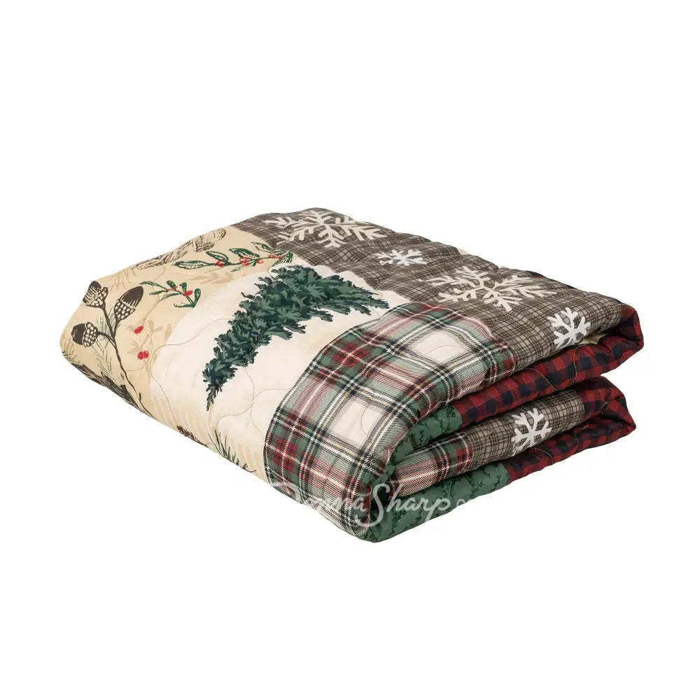 Dashing Lightweight Holiday Quilt Set Holiday