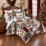Dashing Lightweight Holiday Quilt Set - Holiday