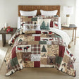 Dashing Lightweight Holiday Quilt Set King Set Holiday