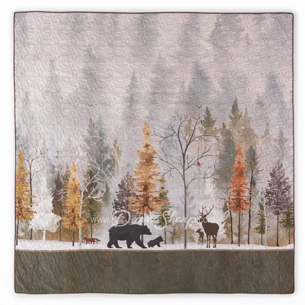 Dawn Mist 3pc Quilted Bedding Set from Donna Sharp New