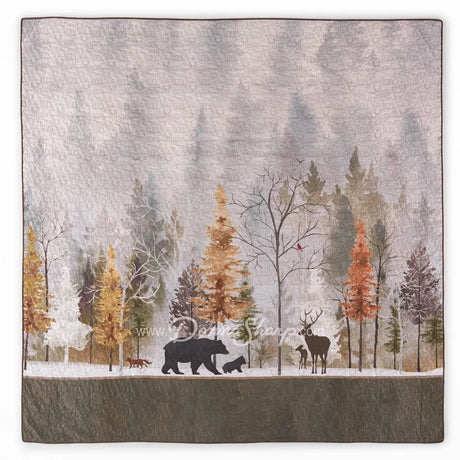 Dawn Mist 3pc Quilted Bedding Set from Donna Sharp New