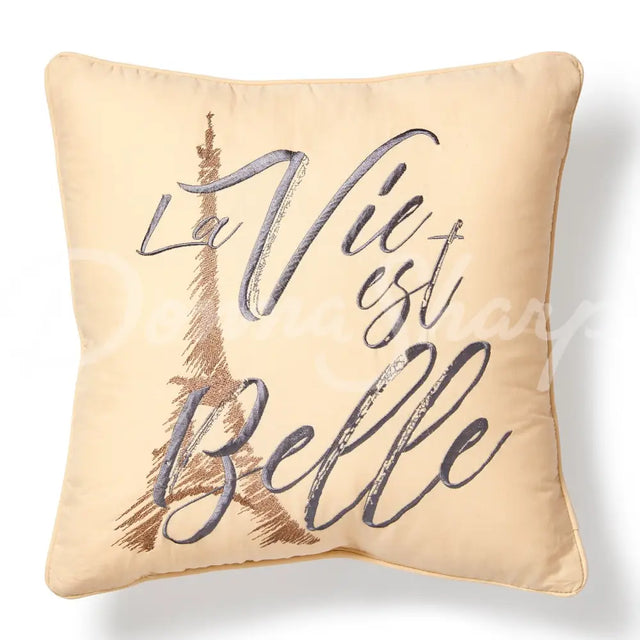 Dec Pillow La Vie Est Belle Bedding