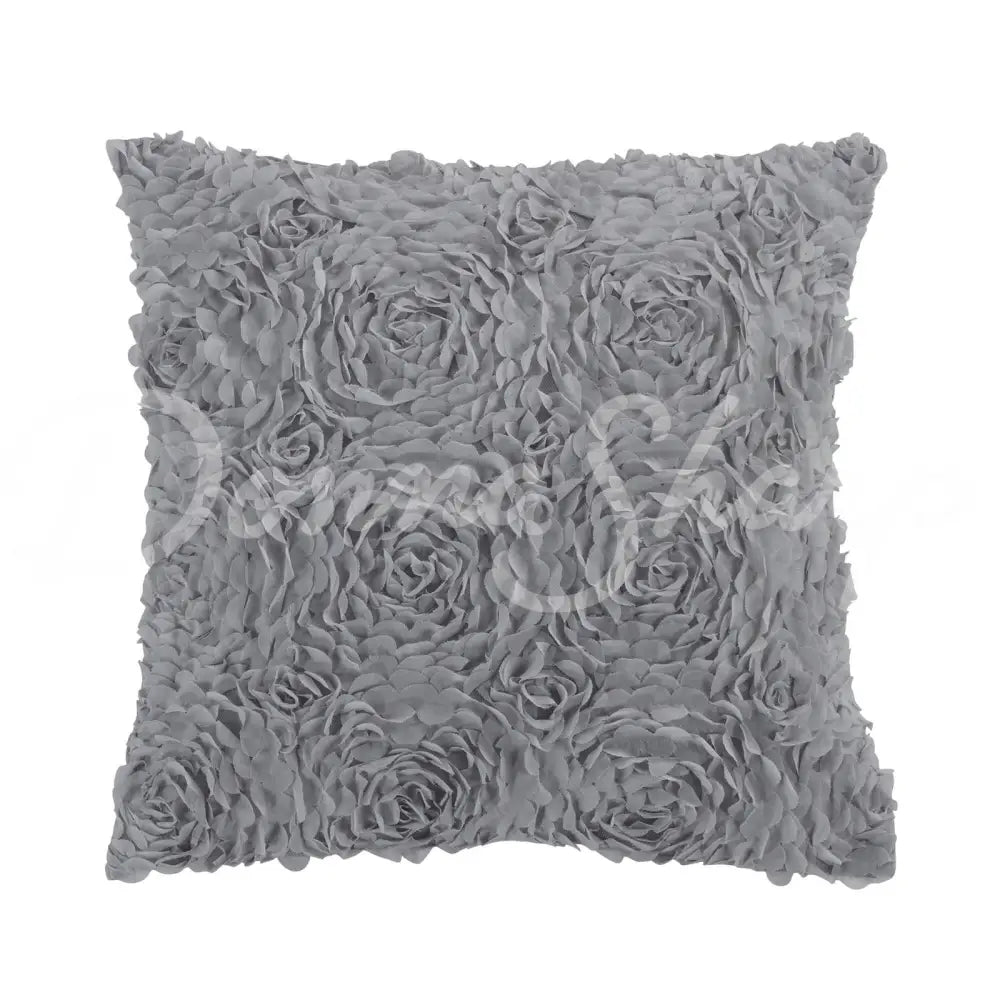 Dec Pillow Roses (Grey) Bedding