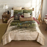 Donna Sharp Allegheny 3pc Quilted Bedding Set King Set, Quilt + 2 Shams NULL