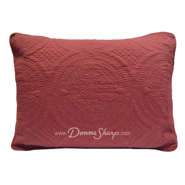 Eurosham Ana Crimson (Quilted) Sale