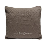 Eurosham Ana Taupe (Quilted) Sale