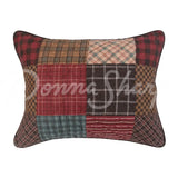 Donna Sharp Appalachia Plaid 3Pc Cotton Quilt Set Bedding