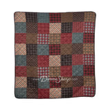 Donna Sharp Appalachia Plaid 3Pc Cotton Quilt Set Bedding